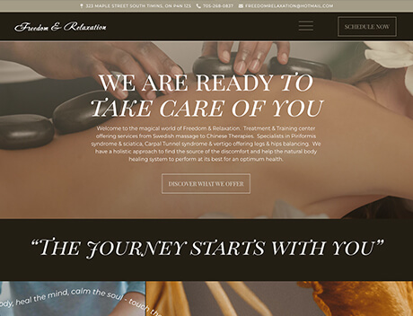 FX Productions Canada A person enjoys a hot stone massage on their back at a spa, with promotional text about wellness services overlaid—perfect for showcasing by a Toronto Production Company like FX Productions Canada. Toronto Video Production Company