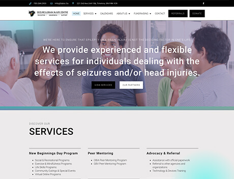 FX Productions Canada Four people sit at a table having a discussion. Text on the image reads: “We provide experienced and flexible services for individuals dealing with seizures and/or head injuries.” FX Productions Canada is your trusted Toronto Production Company. Toronto Video Production Company